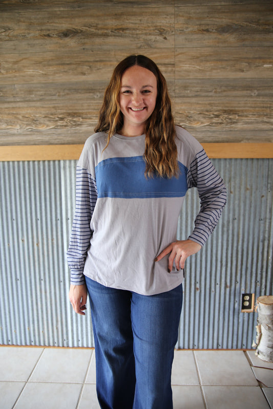 Multi Bishop Sleeve Top