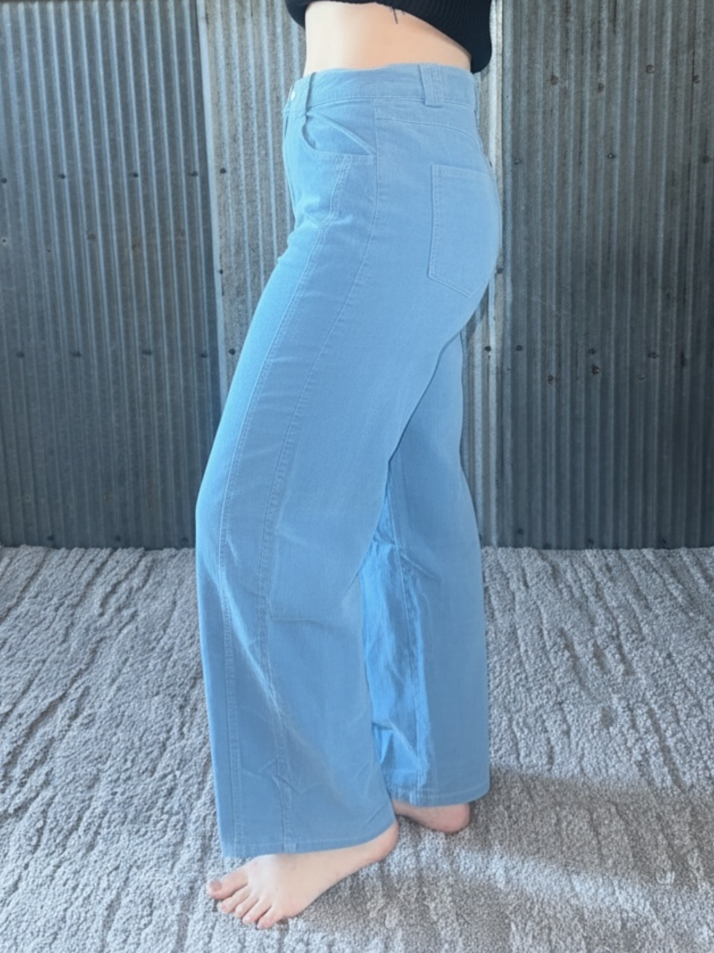Corduroy Wide Leg Pants