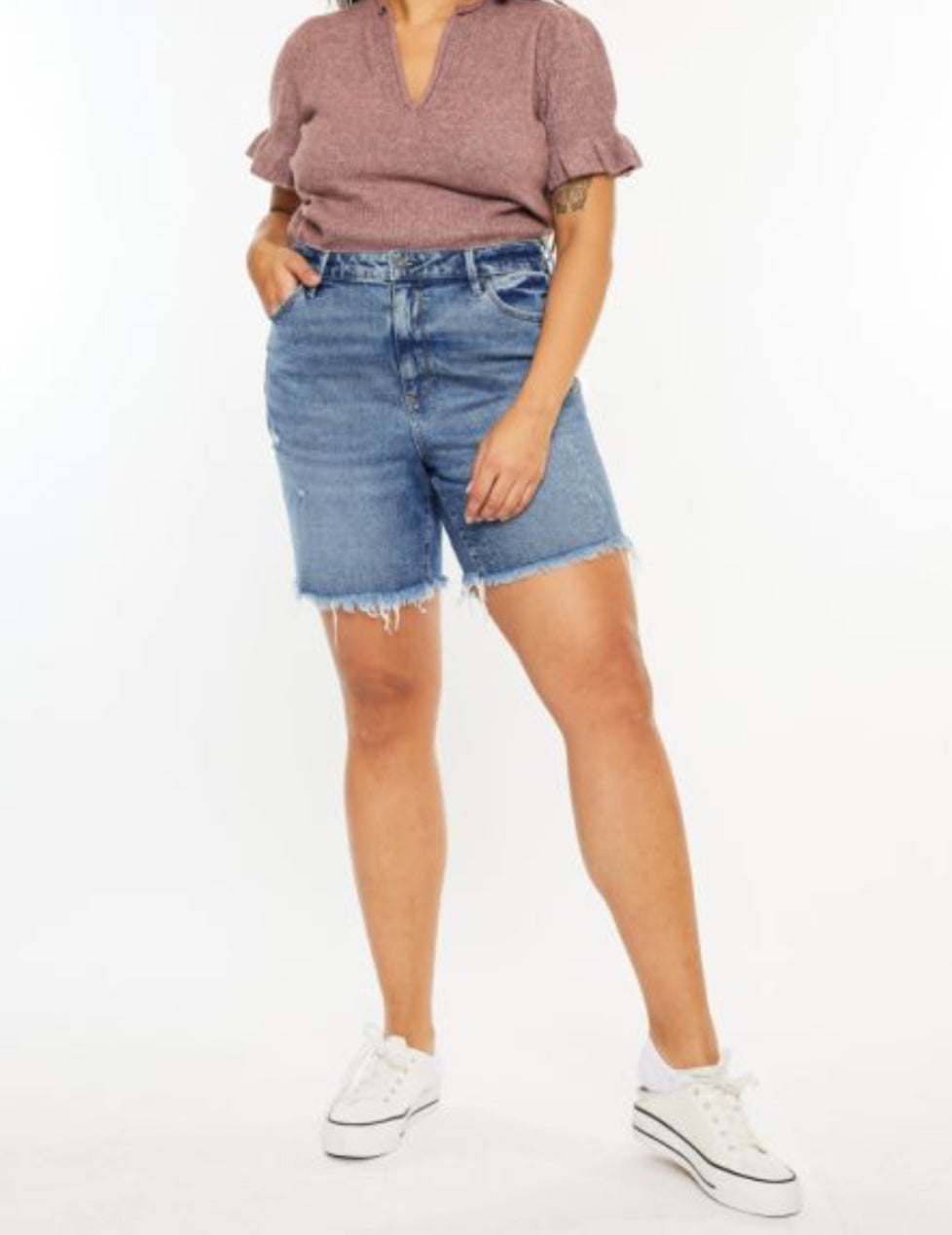 KanCan Lisa Bermuda Plus Size