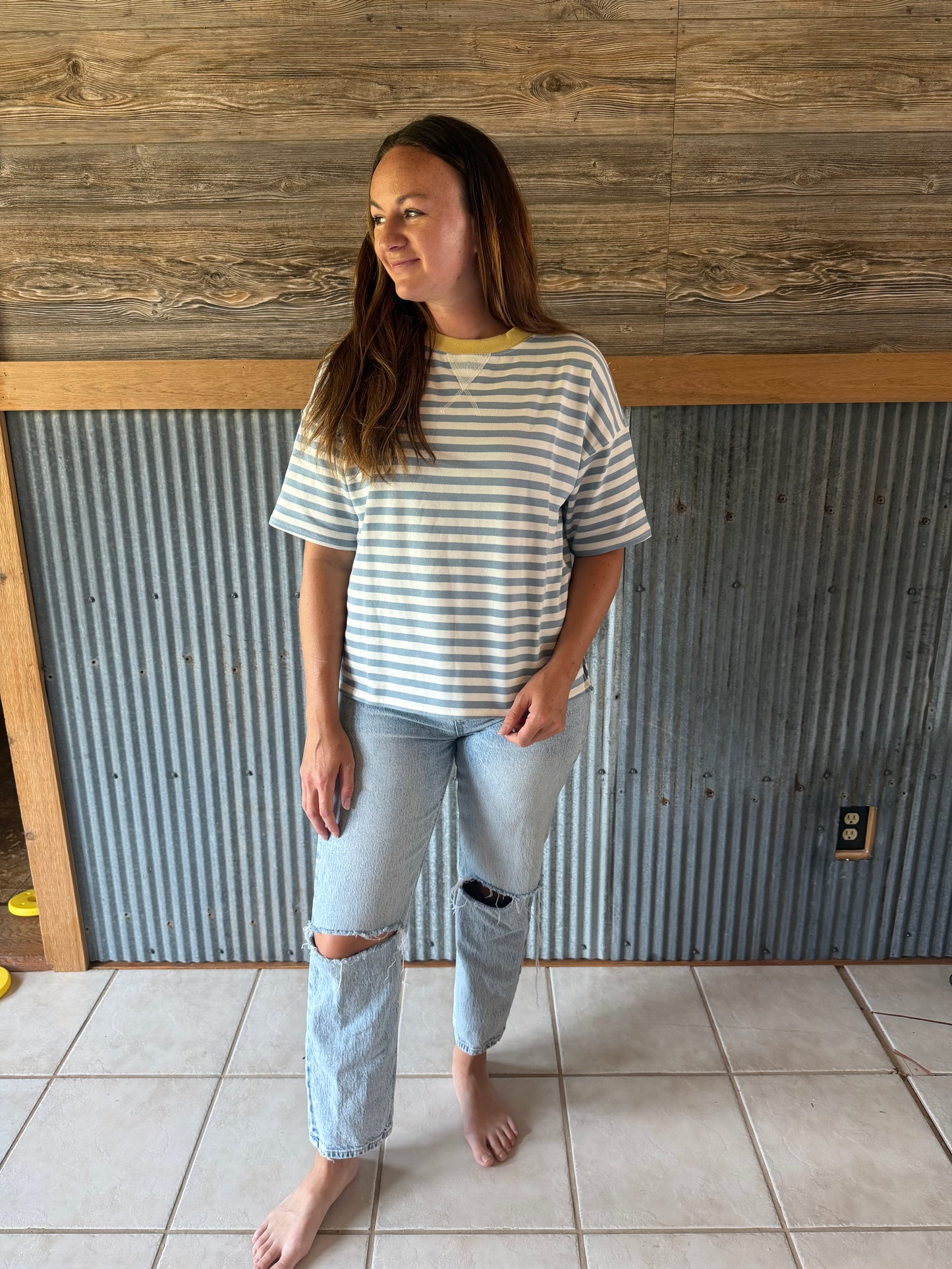 Jackie Striped Tee