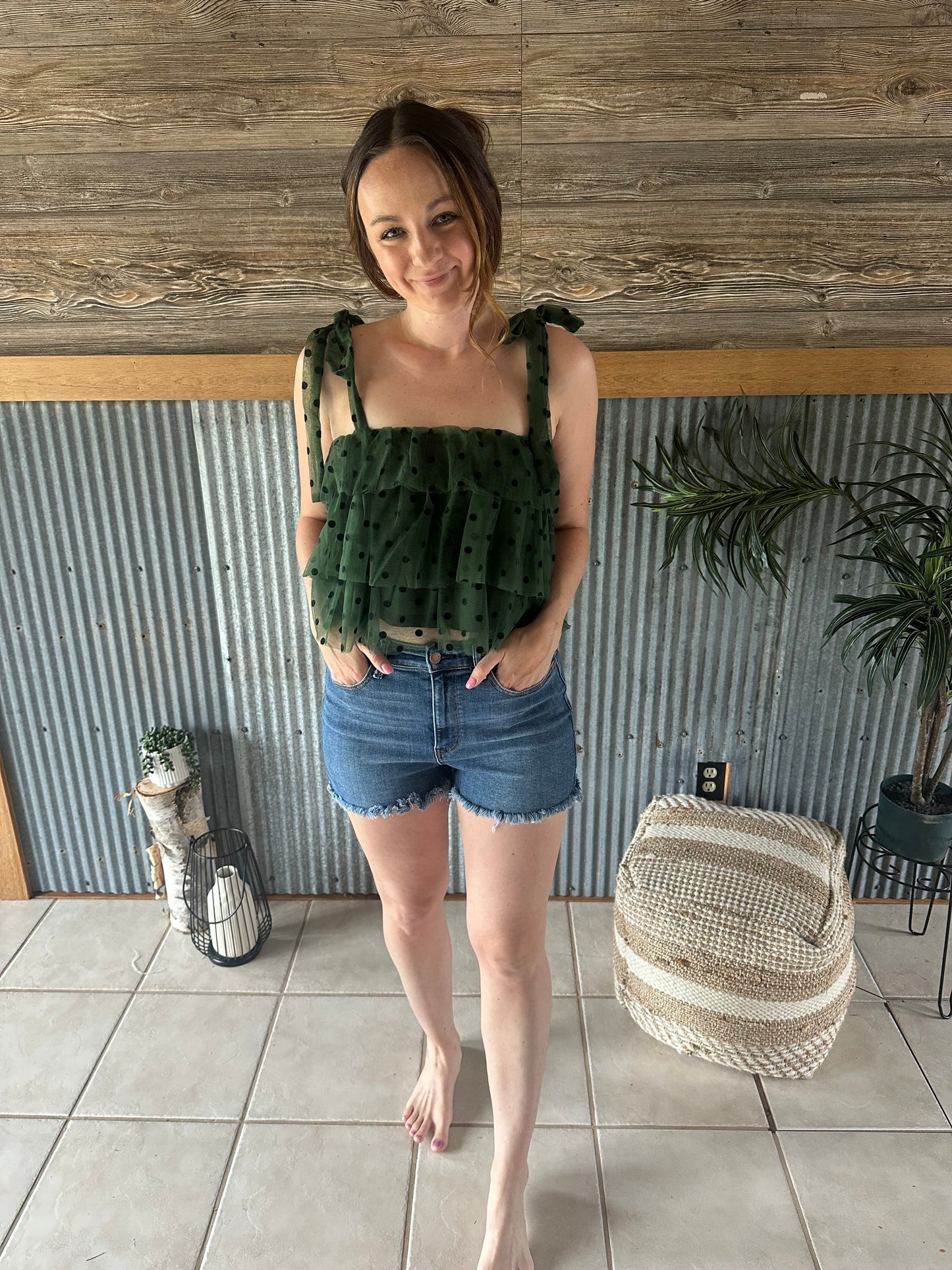 Tiered Ruffle Tank