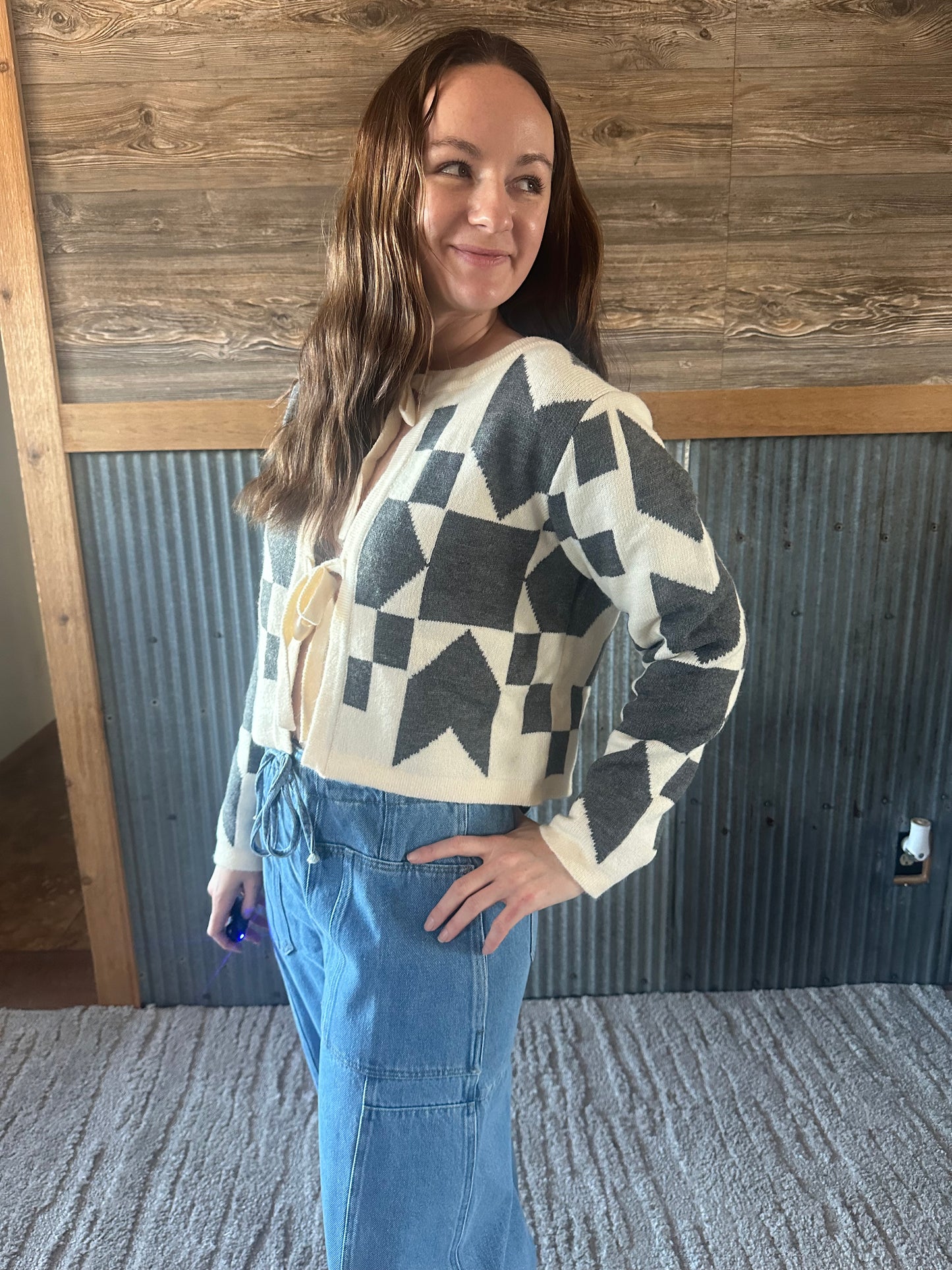 Front Bow Sweater