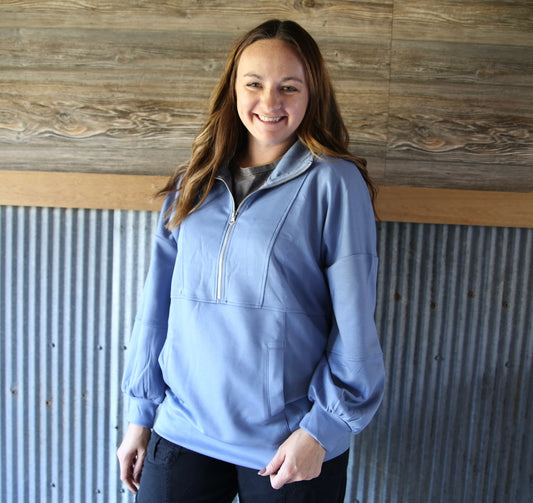 Oversized Half Zip