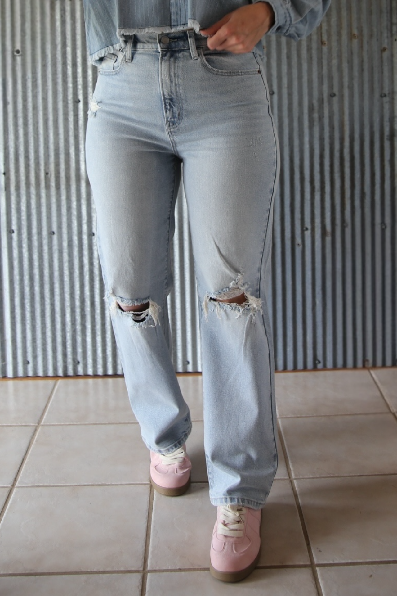 Cello High Rise Dad Jean