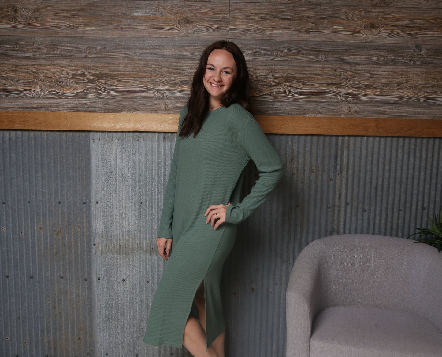 Forever Cozy Midi Dress