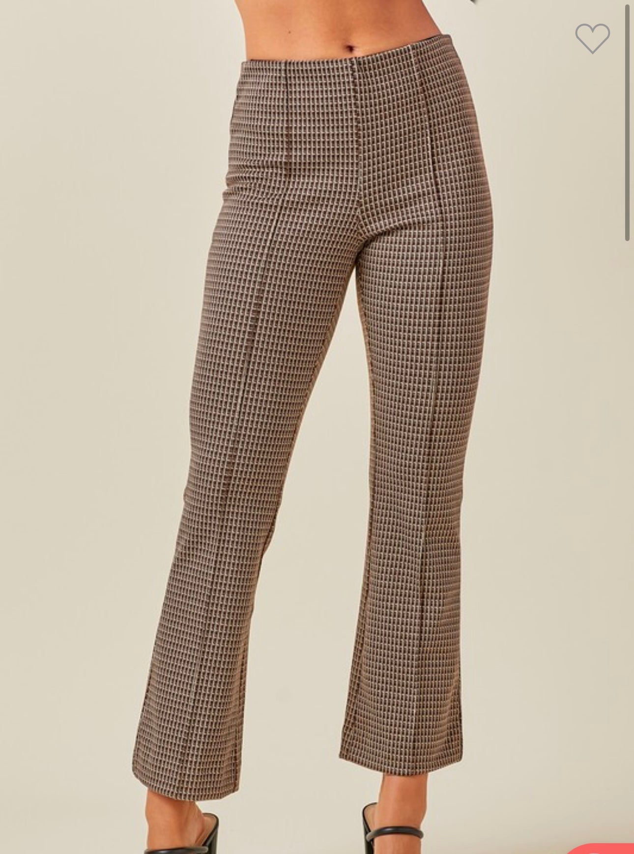 Checker Knit Pants