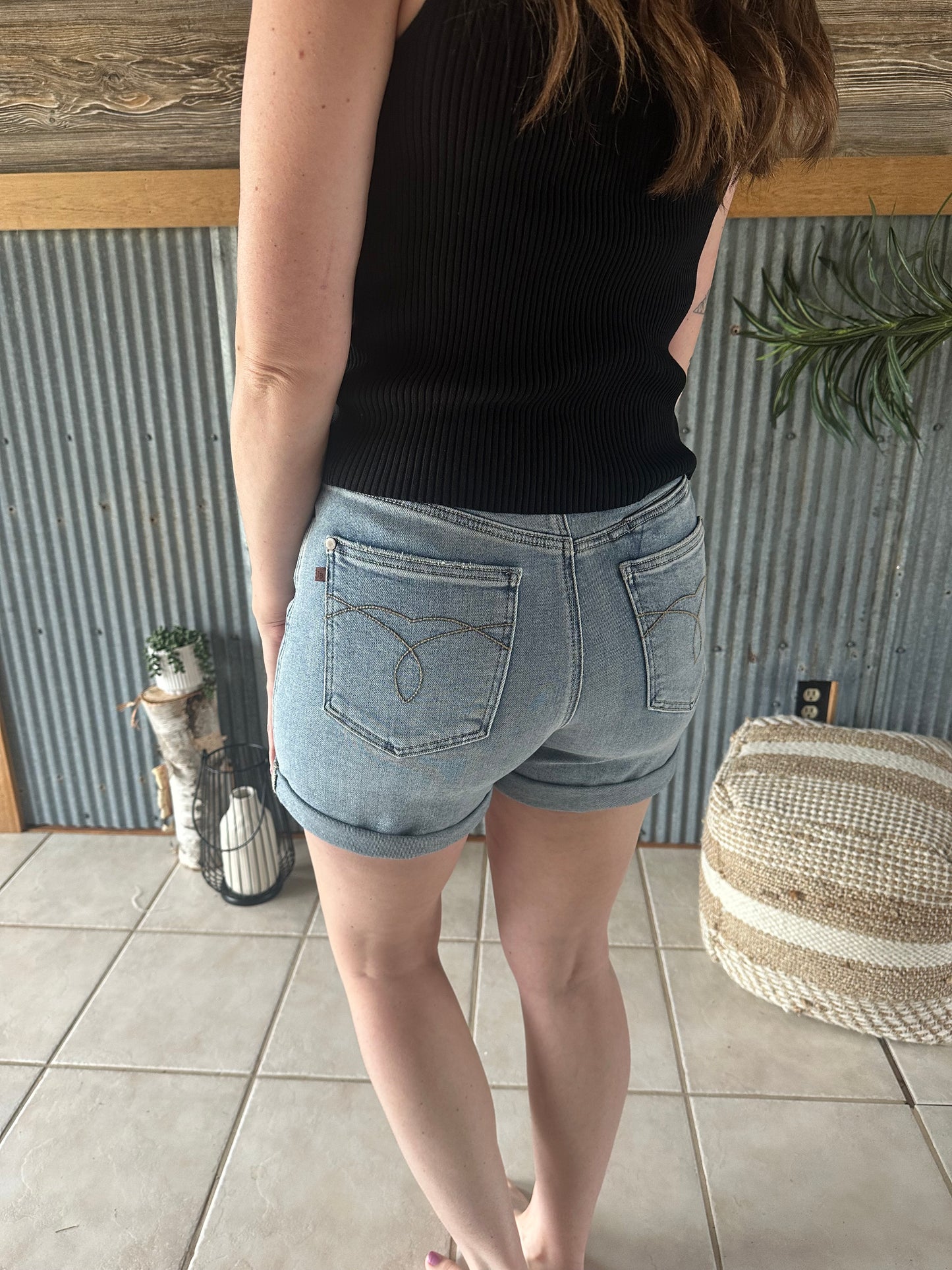 Judy Blue Cuffed Shorts