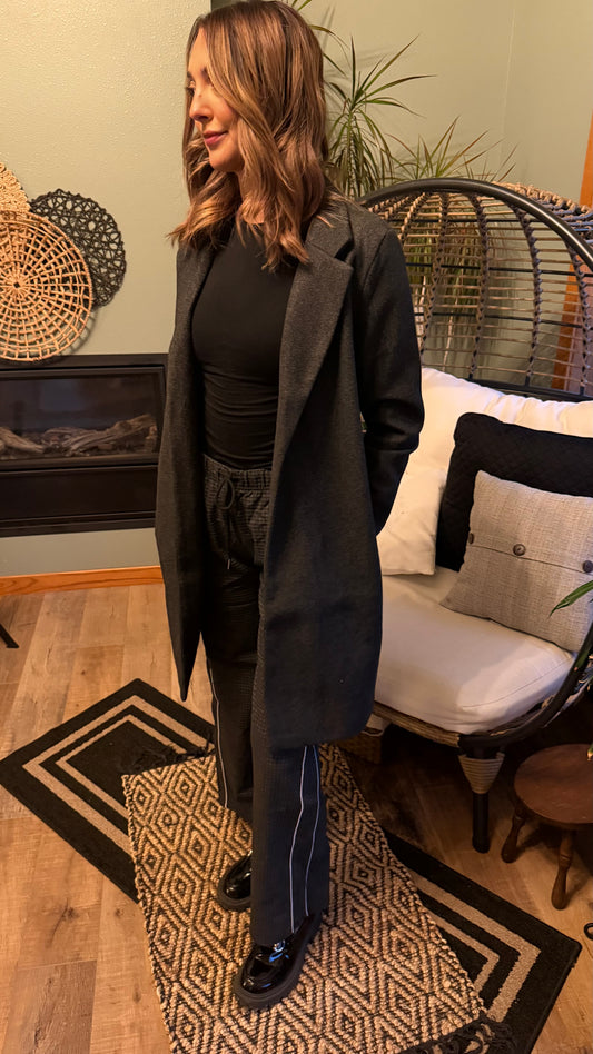 Open Felt Coat