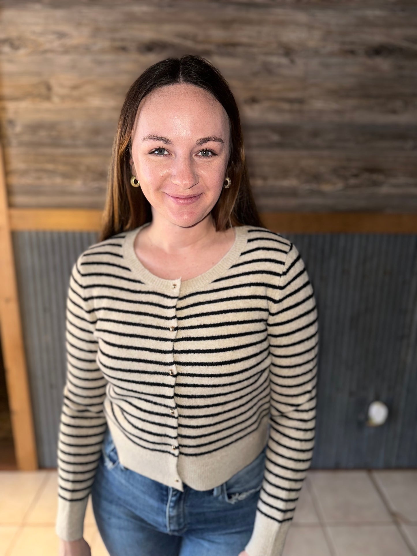 Striped Button Up