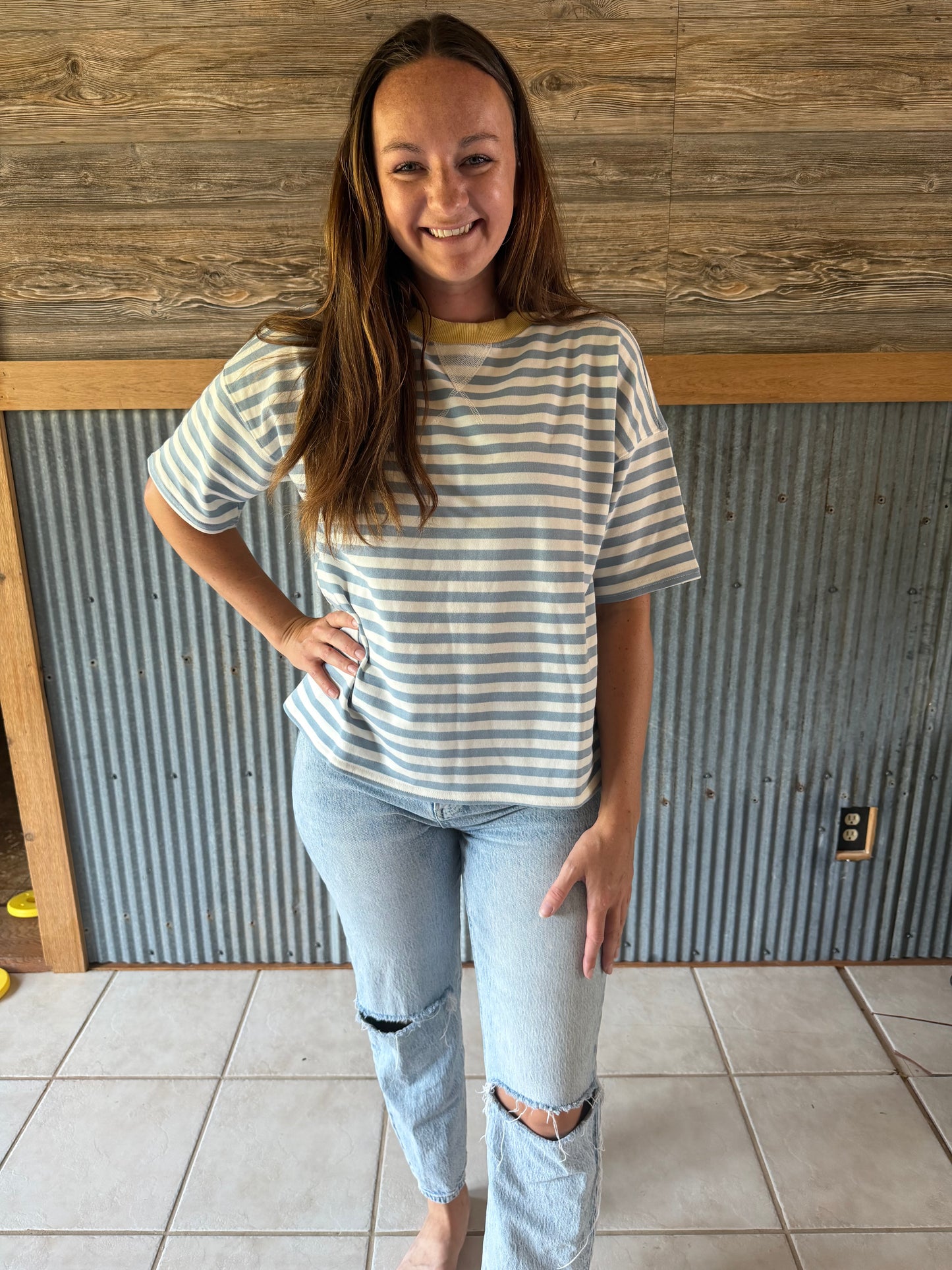 Jackie Striped Tee
