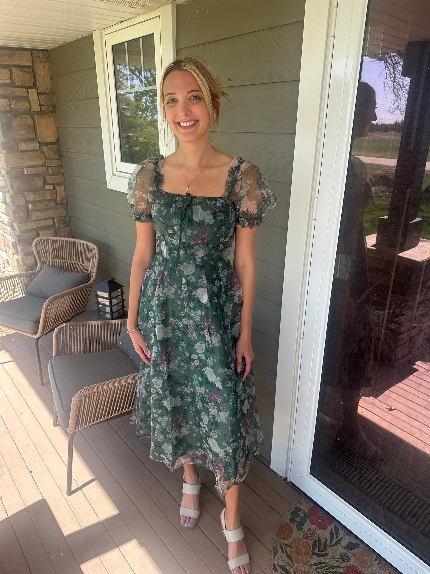 Organza Maxi Dress