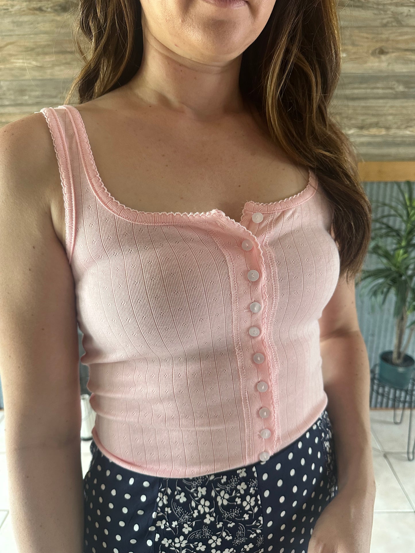 Pointelle Cami