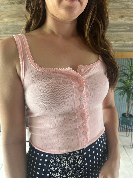 Pointelle Cami