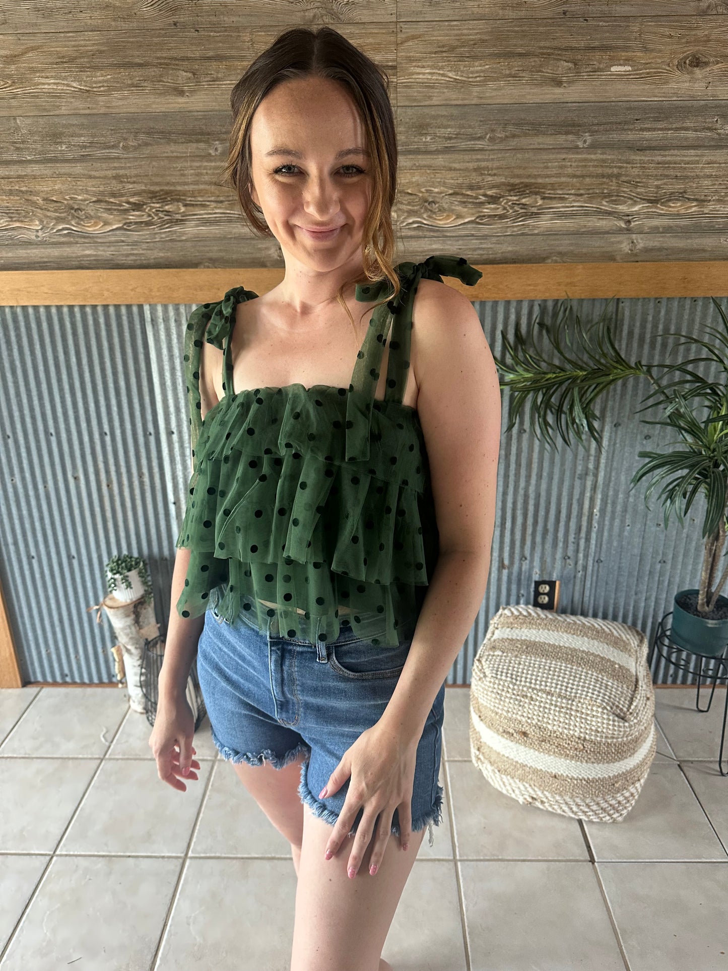 Tiered Ruffle Tank
