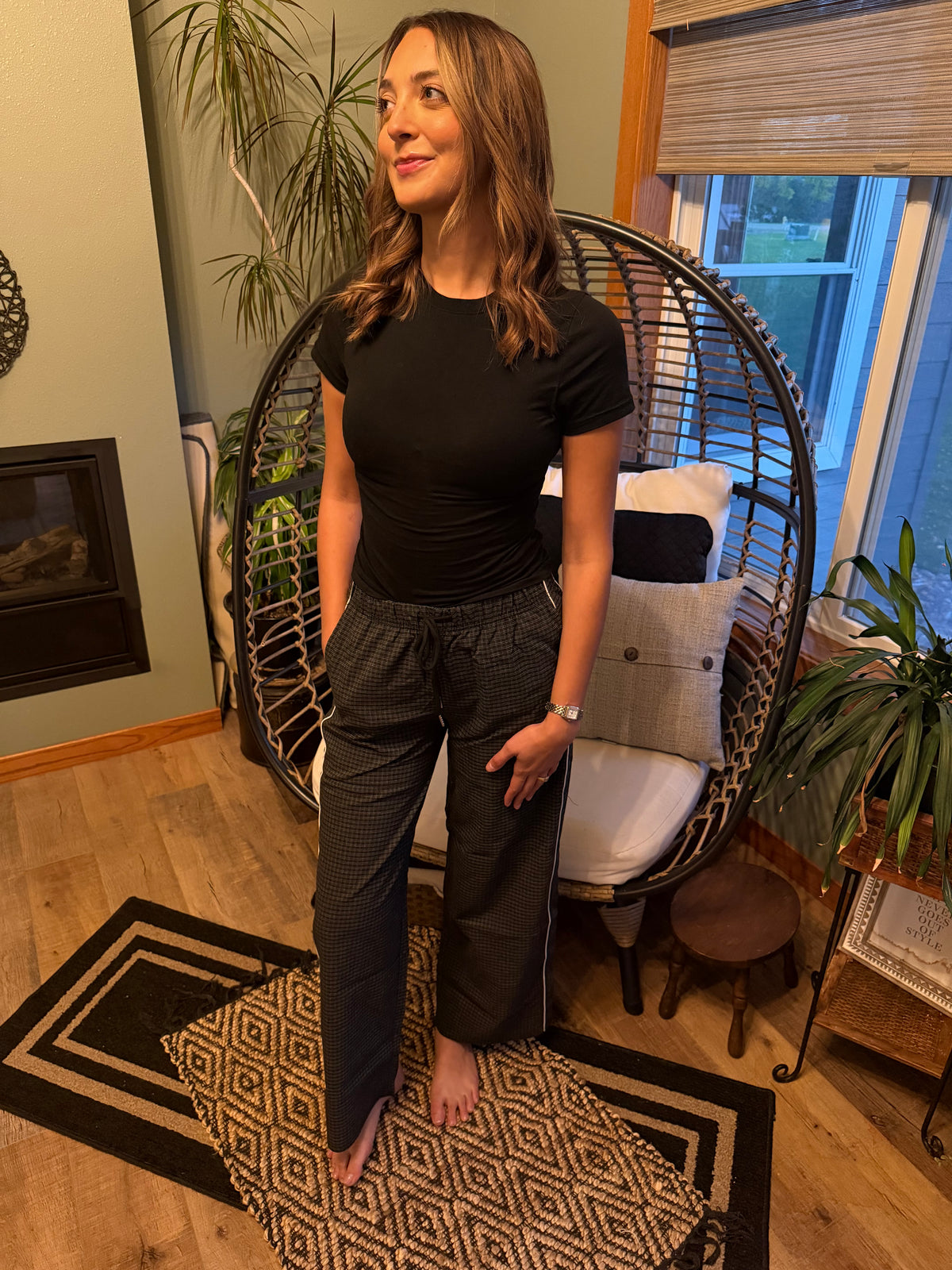 Wendy Check Pants
