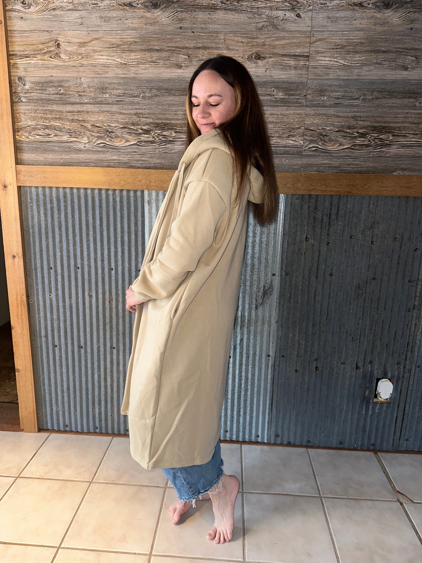 Terry Hood Coat