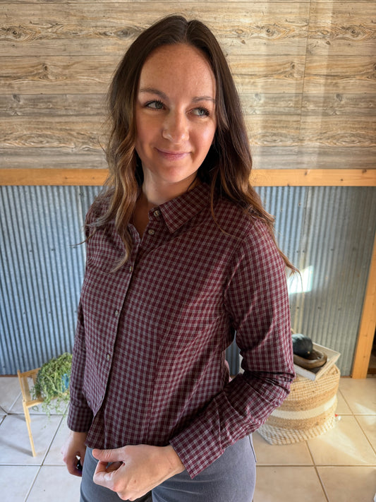 Percy Plaid Top