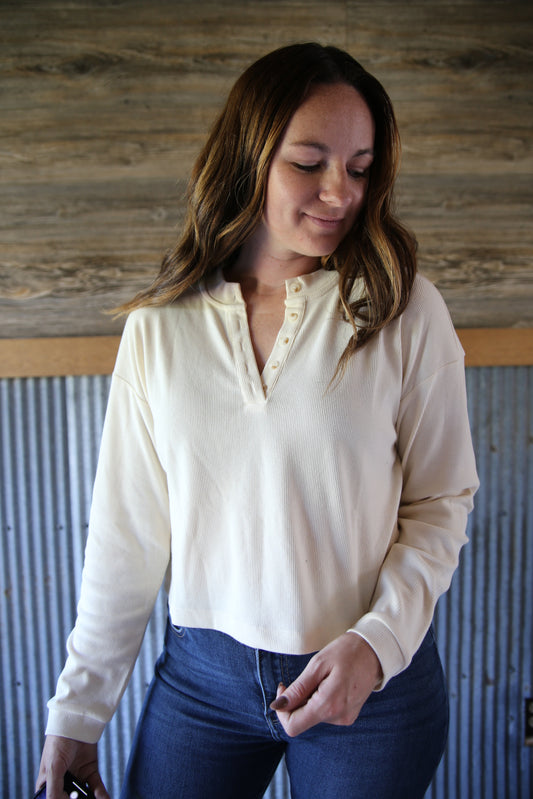 Caroline Mineral Wash Top