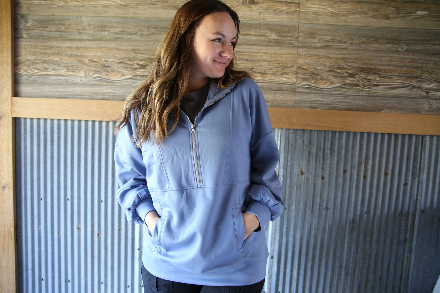 Oversized Half Zip