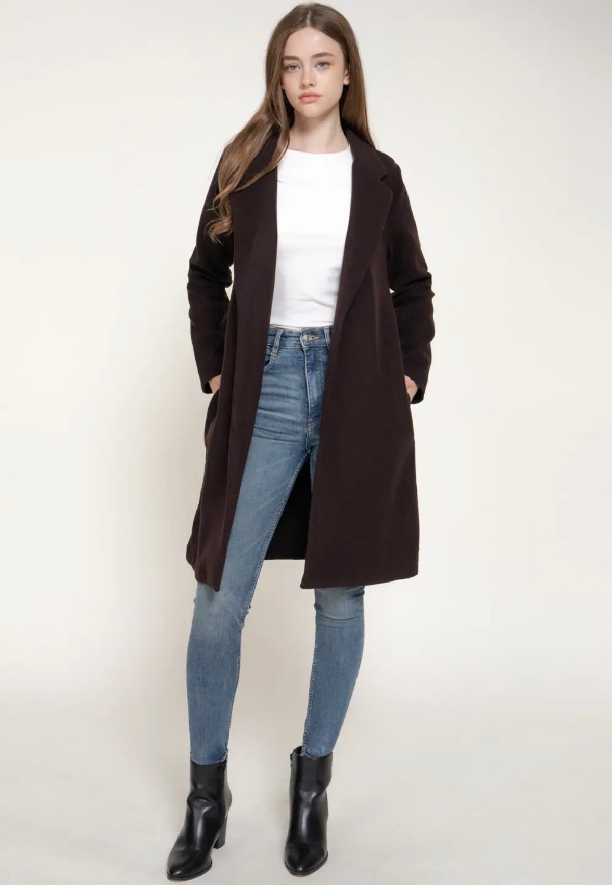 Open Felt Coat