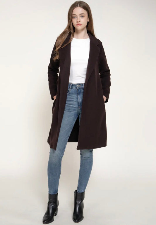 Open Felt Coat