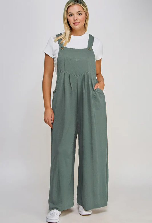 Plus Size Spring Overalls