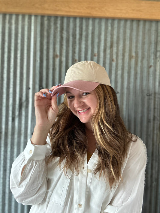 Colorblock Baseball Hat