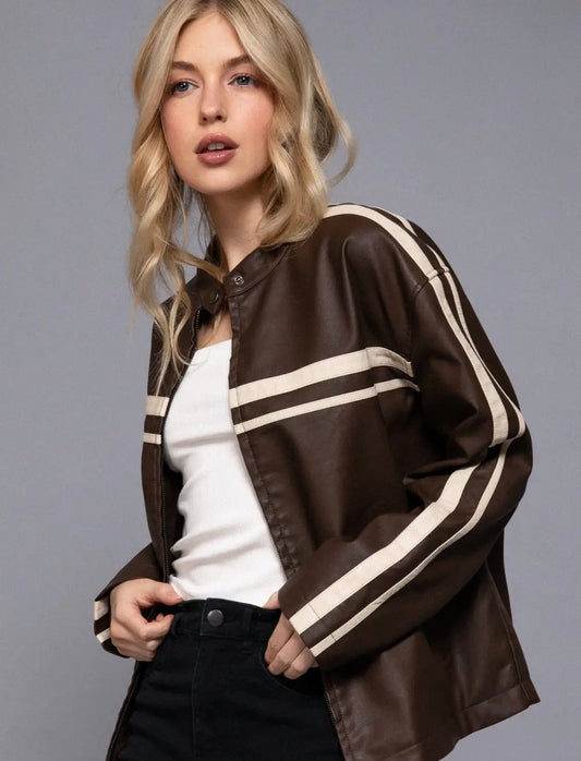 Leather Line Jacket