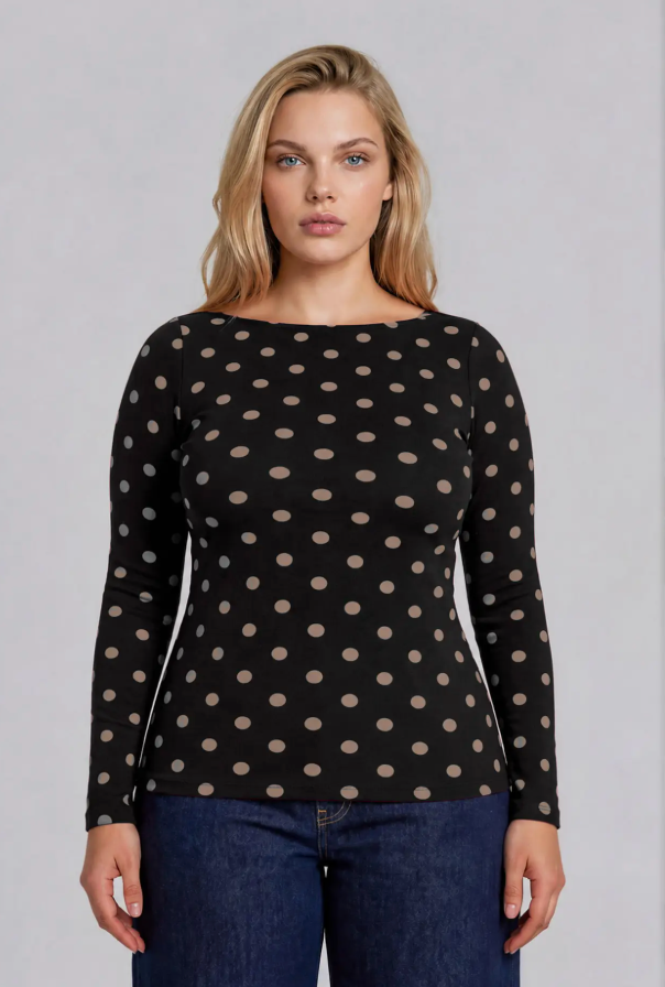 Plus Boat Neck Top